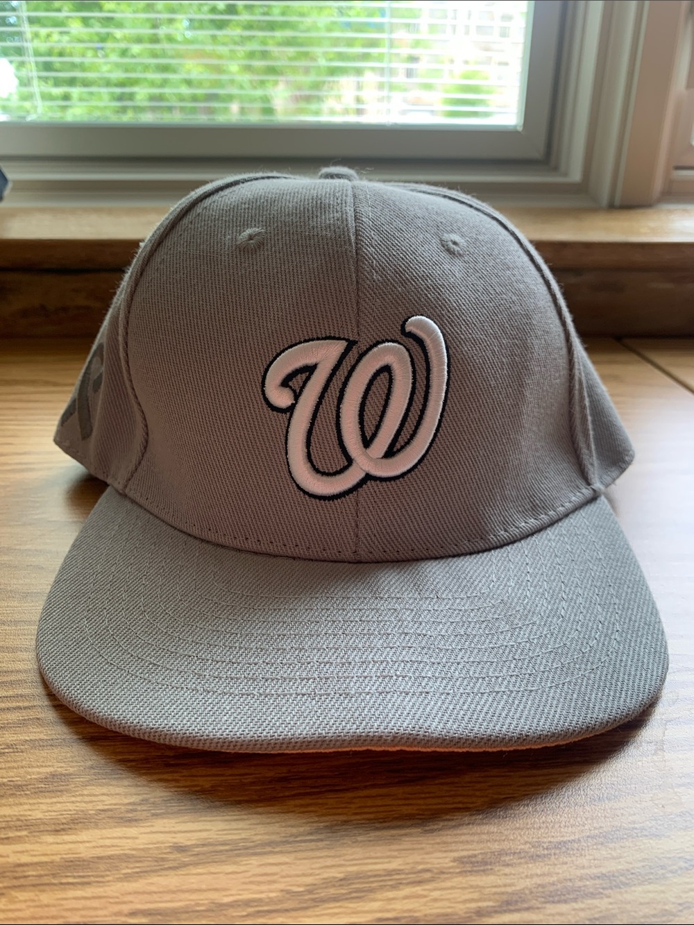 Washington Nationals Gray Snapback Hat - Player Designed Series